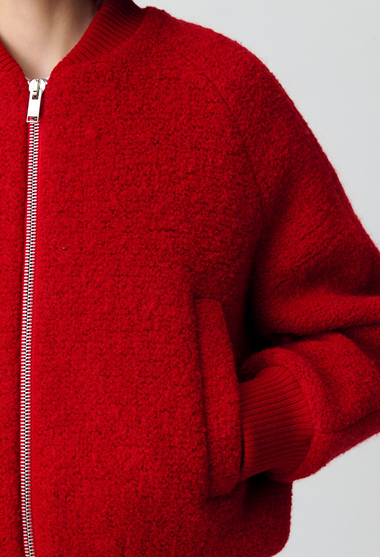 Blouson court teddy