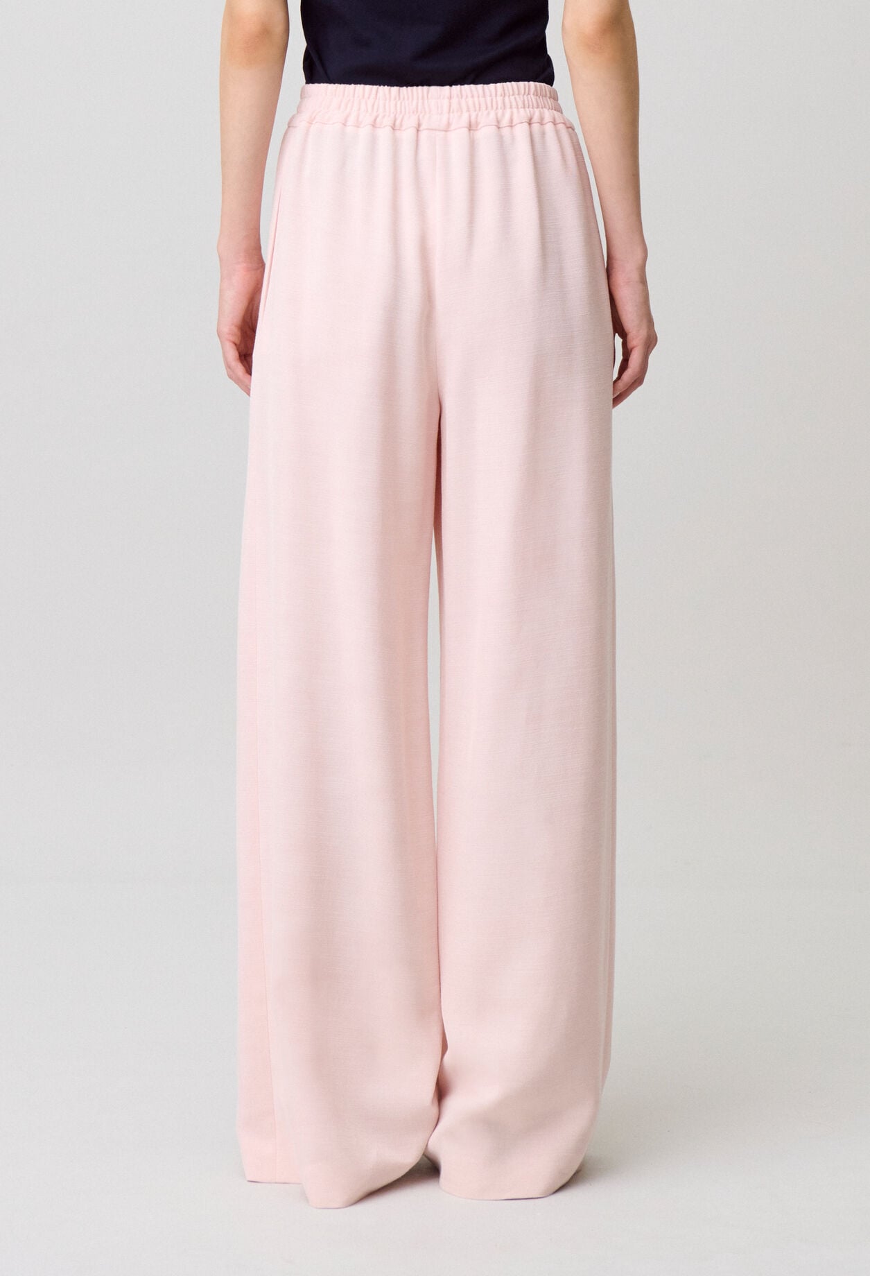 Pantalon large ficelle