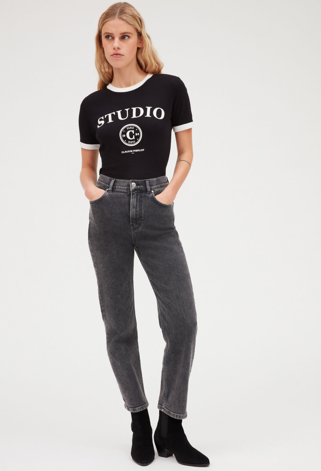 T-shirt bicolore Studio