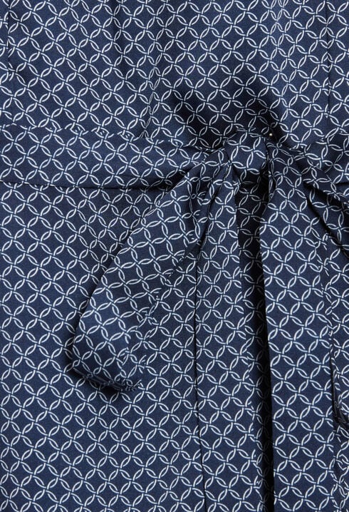 Robe longue à motifs géométrique