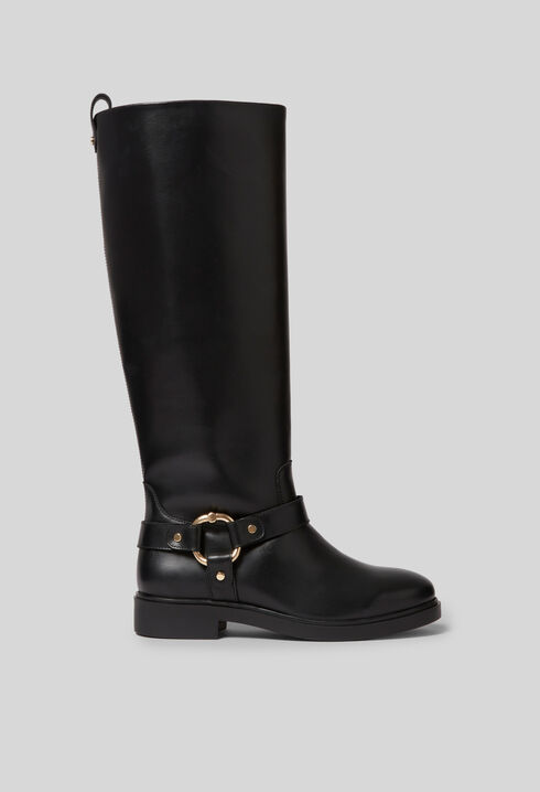Bottes hautes cuir
