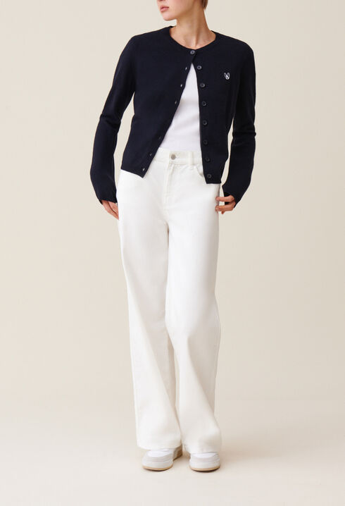 Cardigan Jean Toto laine 