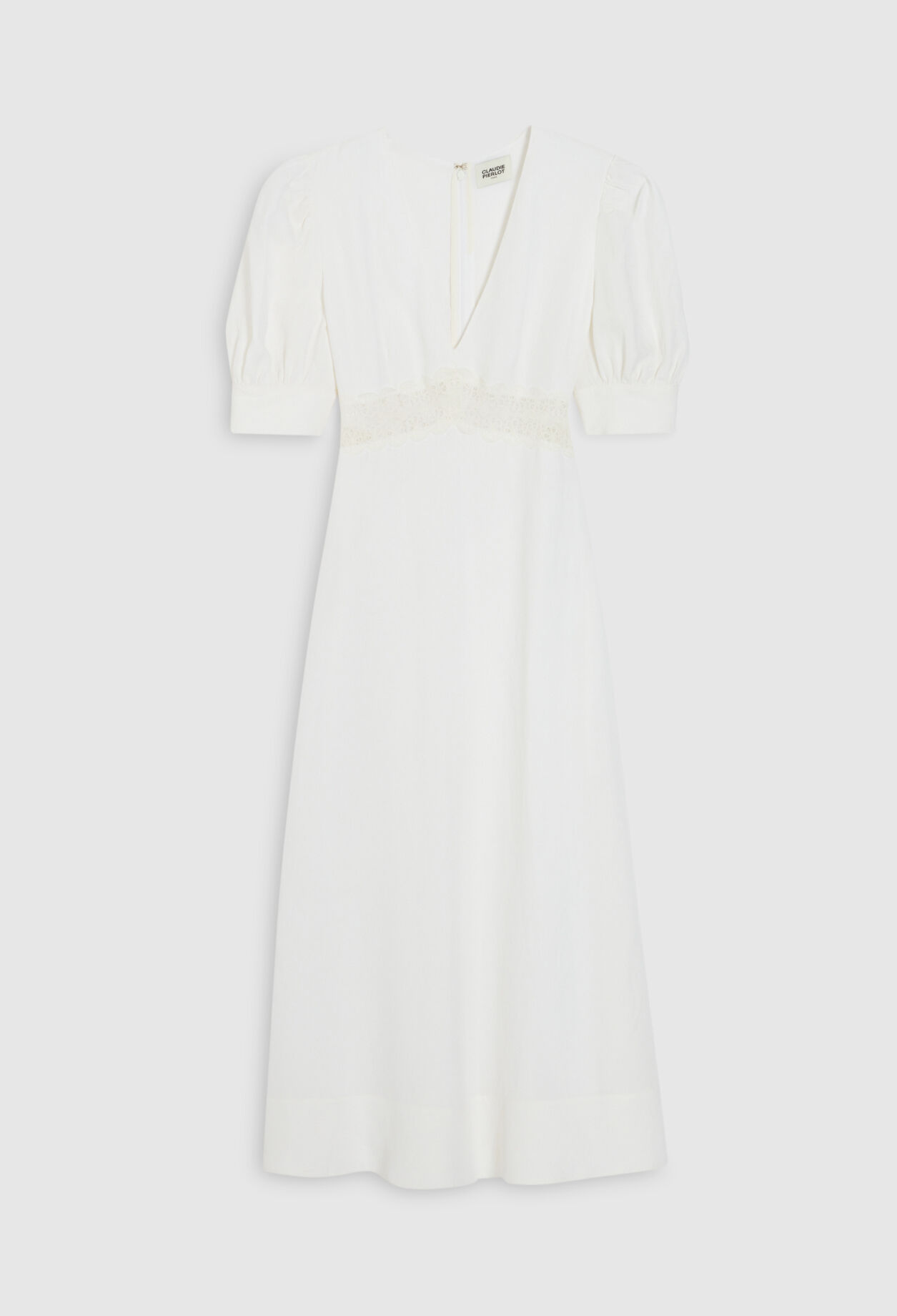 Robe midi brodée