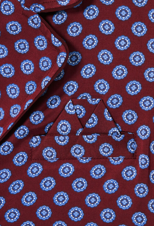 Chemise courte imprim&eacute;e