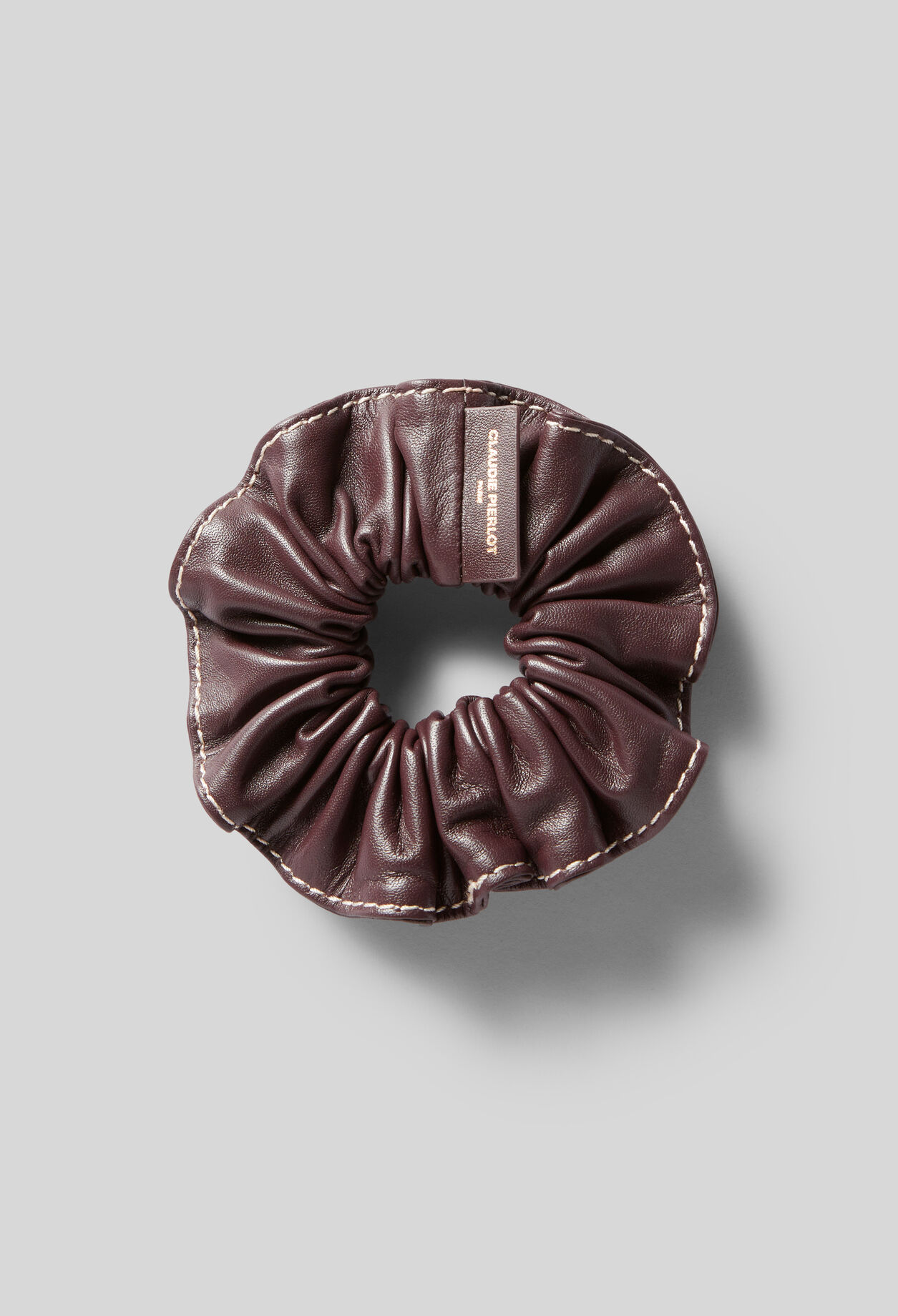 Chouchou cuir avec bijou