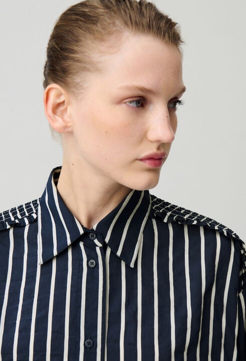 Chemise fluide rayée