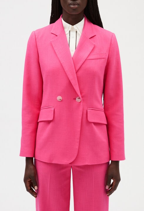 Veste tailleur rose