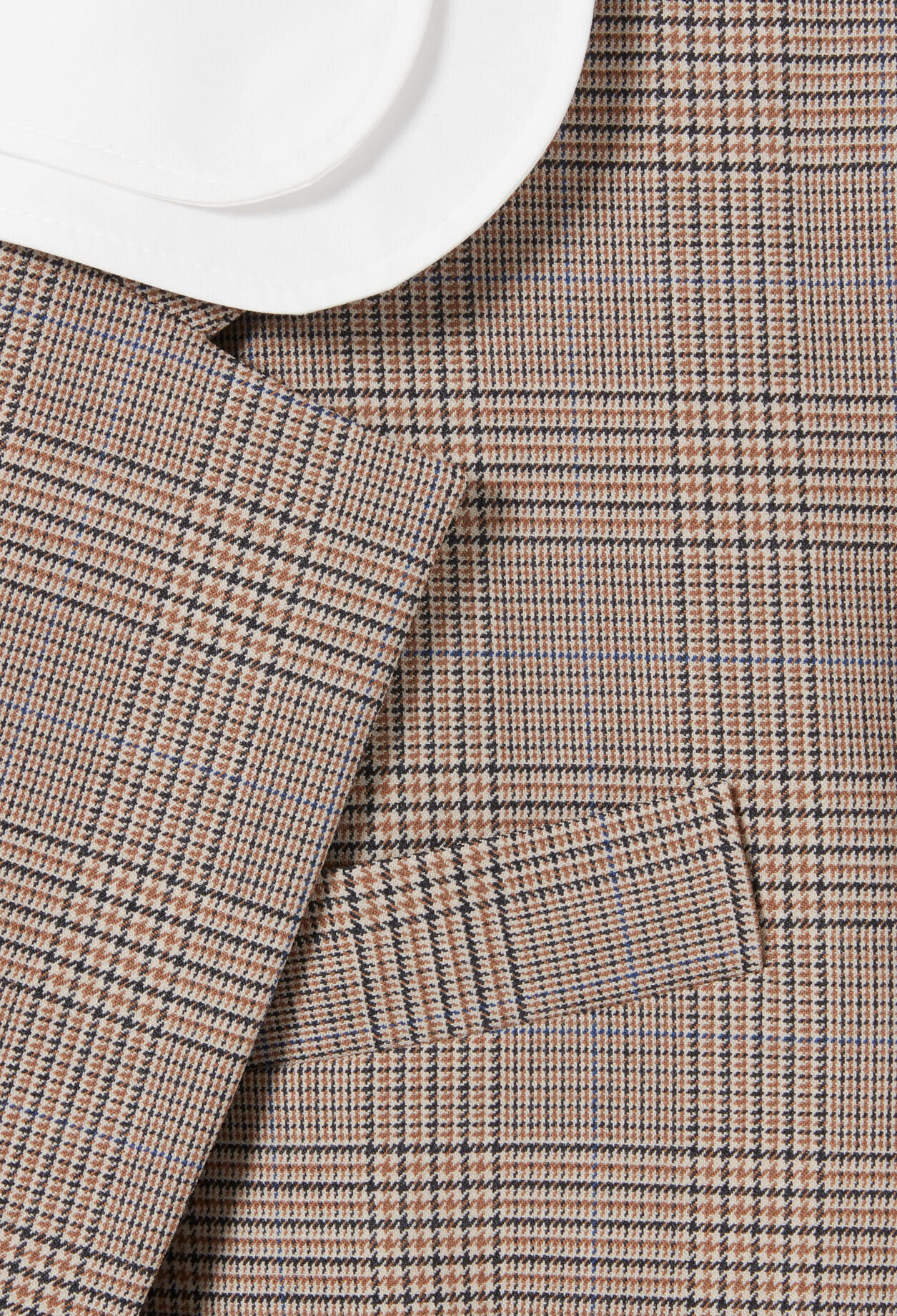 Veste droite tailleur carreaux