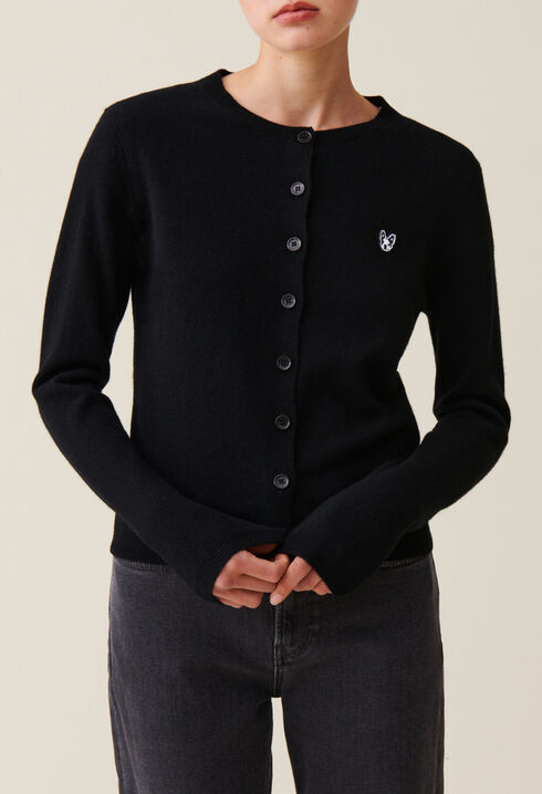 Cardigan Jean Toto laine 