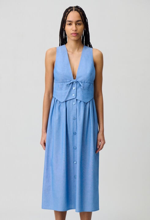 Robe veston longue