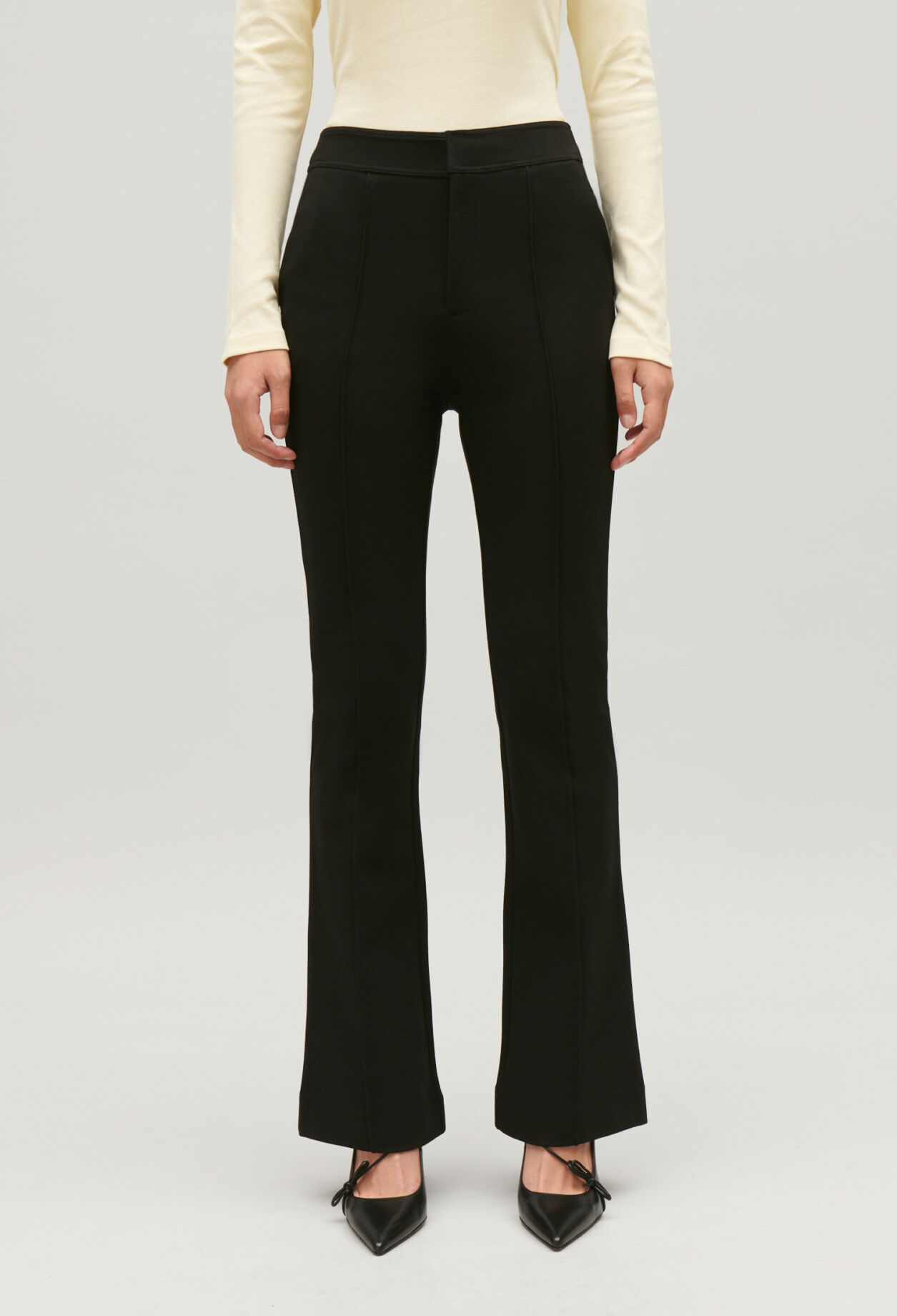 Pantalon tailleur noir