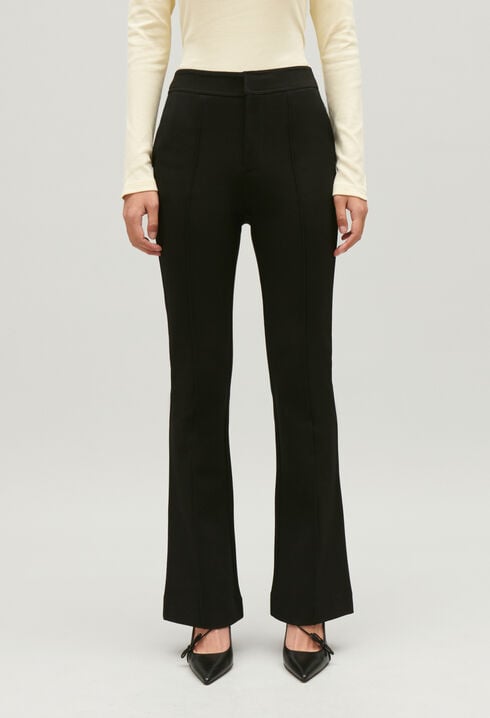 Pantalon tailleur noir