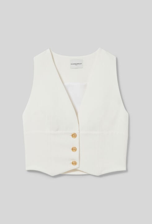Top veston boutonné