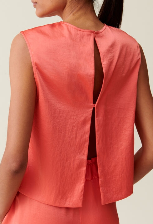 Top sans manches dos ouvert