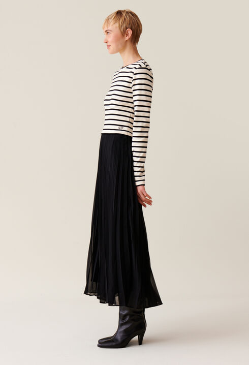 Robe Twist marinière