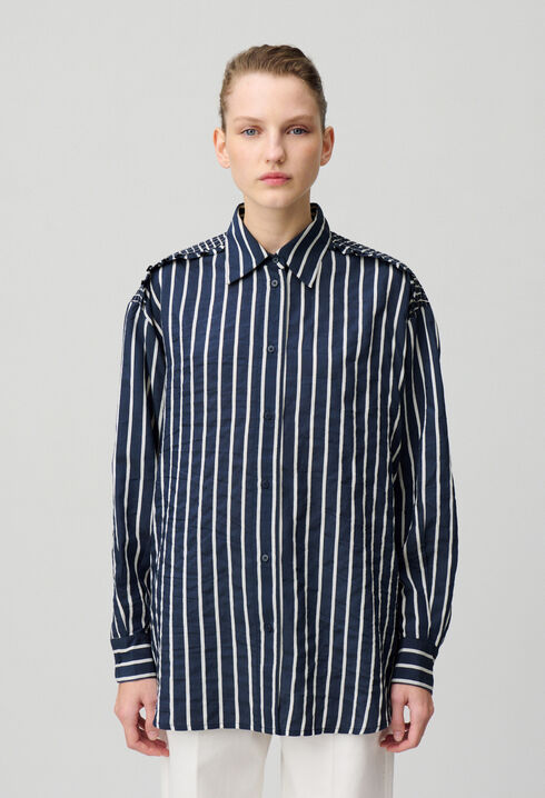 Chemise fluide rayée