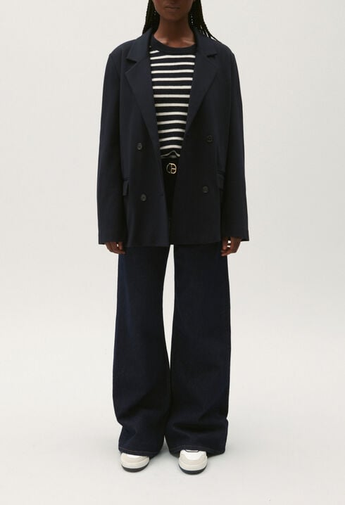 Veste tailleur bleu marine