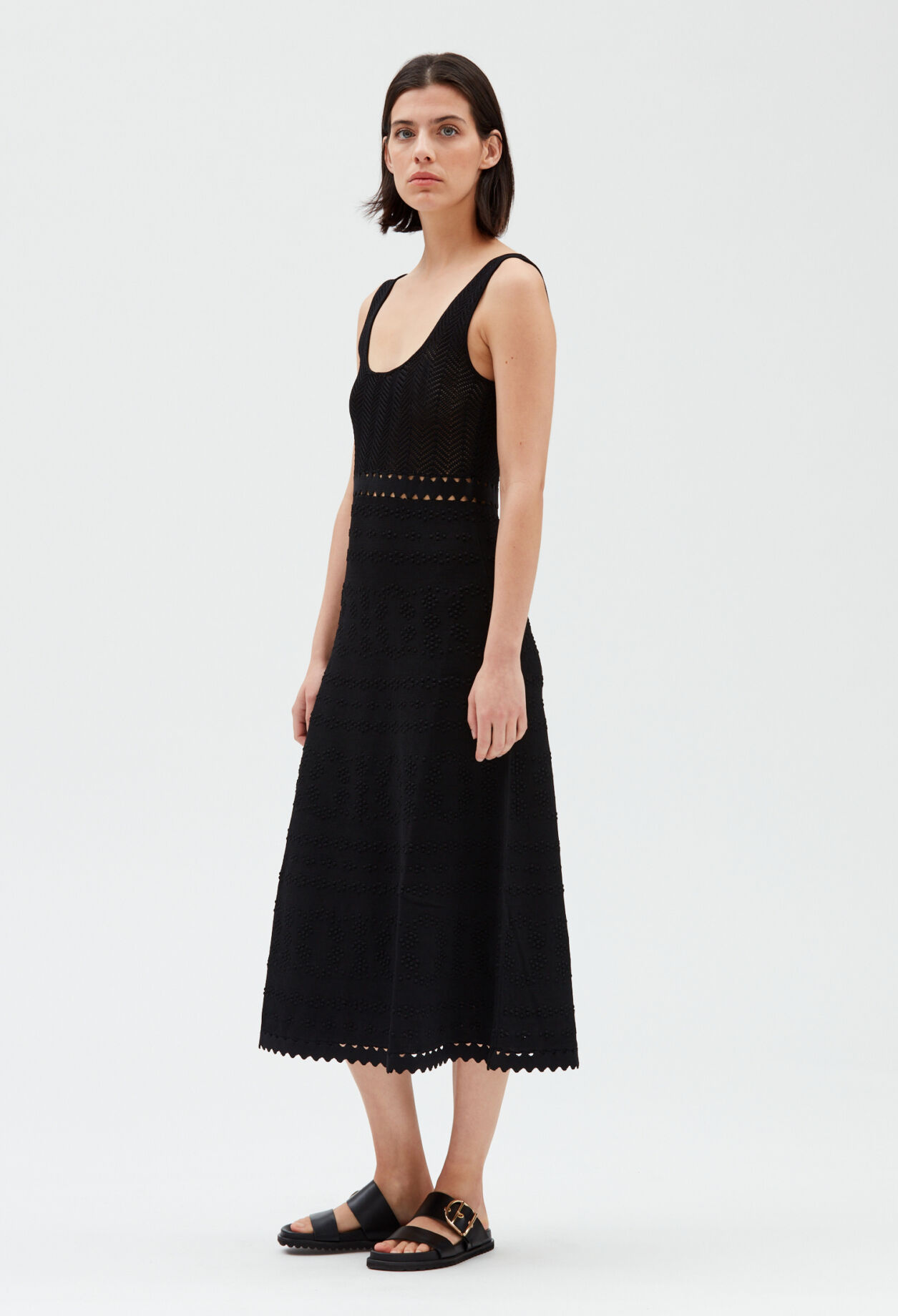 Robe midi maille