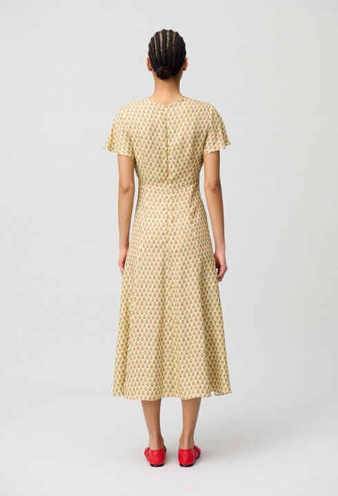 Robe mi-longue