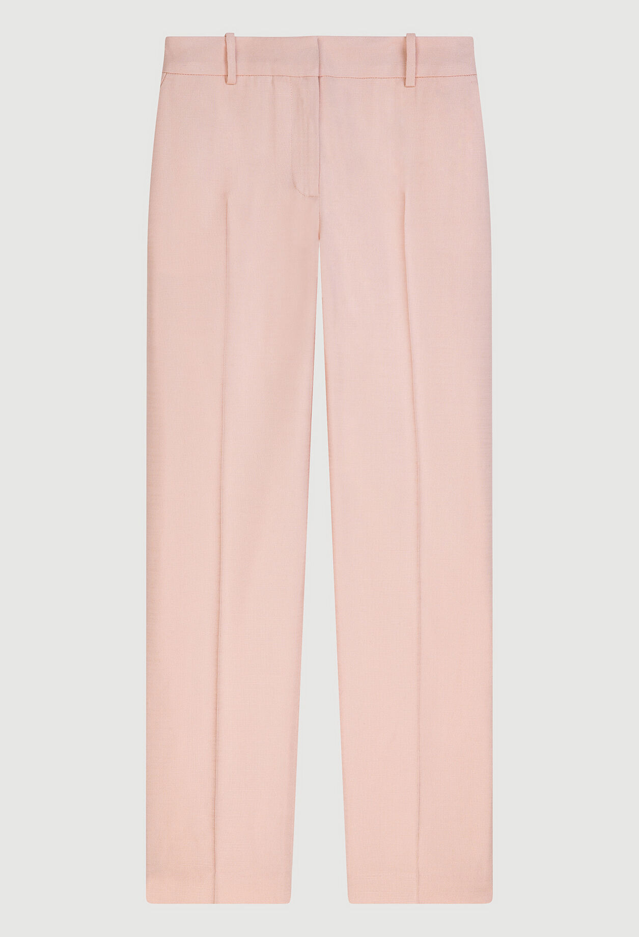 Pantalon droit rose poudré