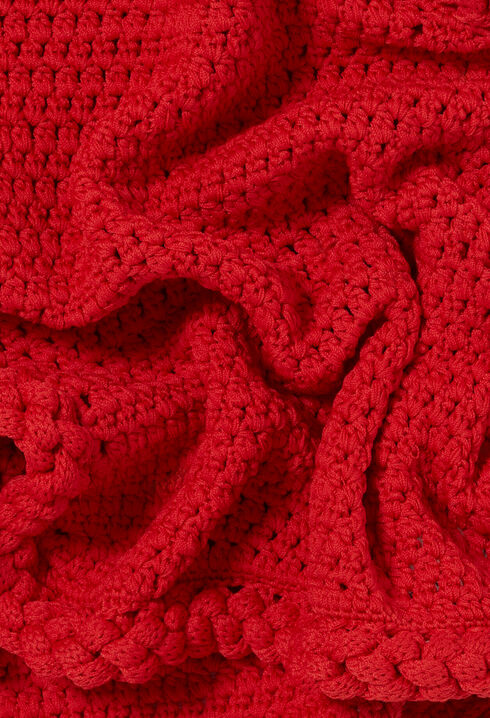Cardigan en crochet sans manches