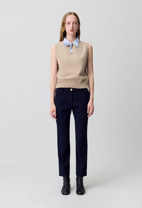Pantalon tailleur cigarette