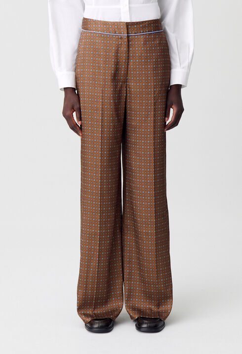 Pantalon fluide imprimé