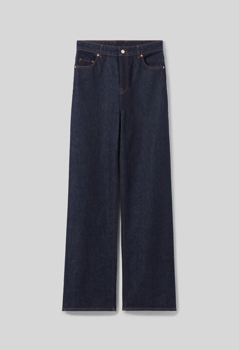 Jean denim brut droit