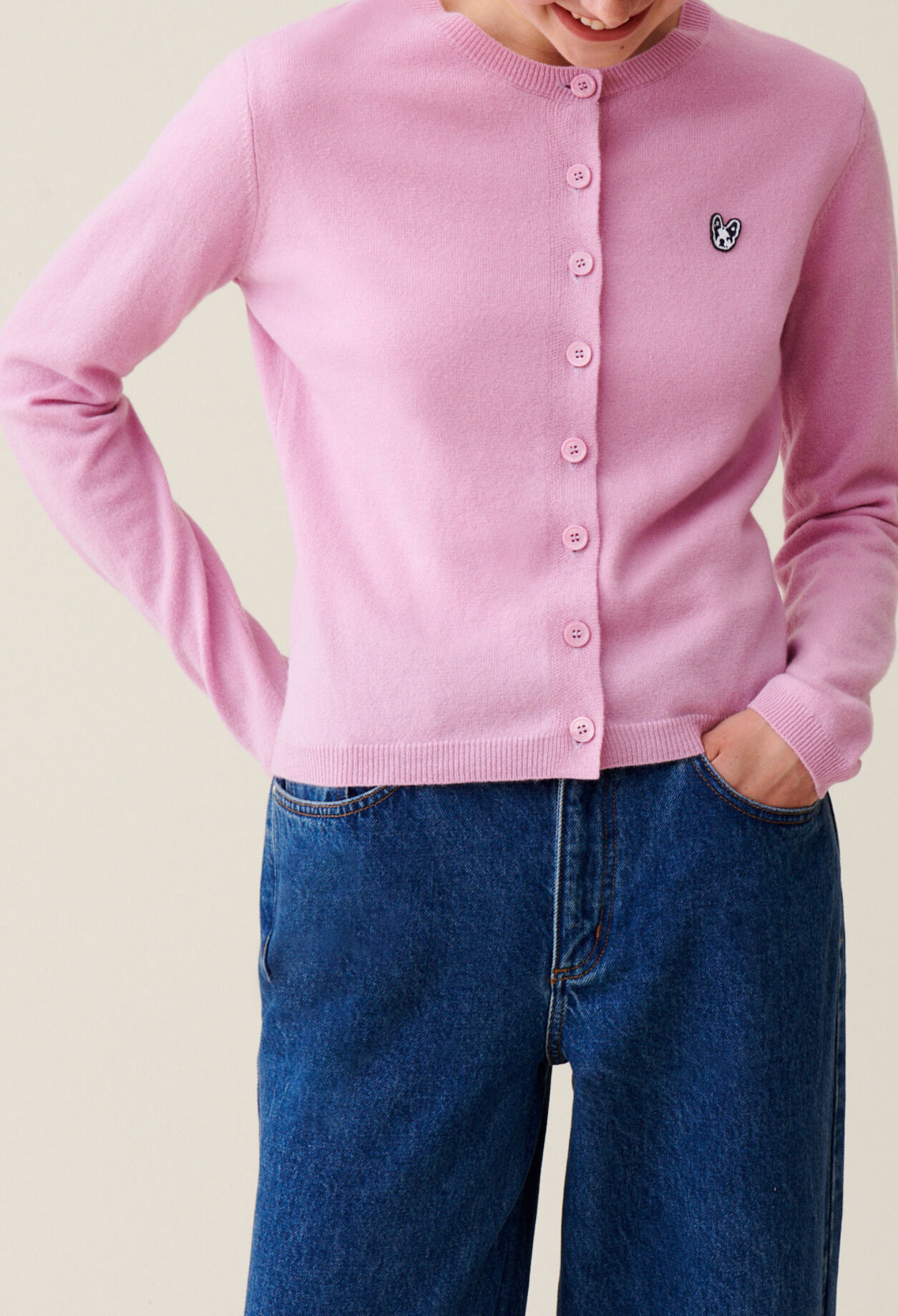 Cardigan Jean Toto laine 