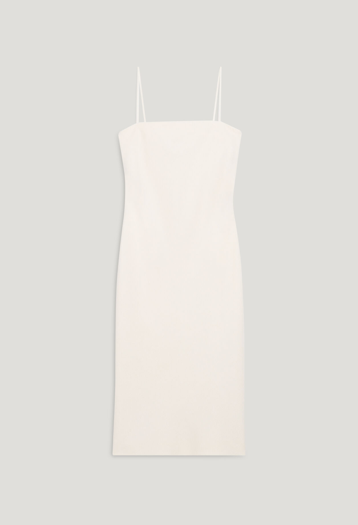 Robe tube courte écru