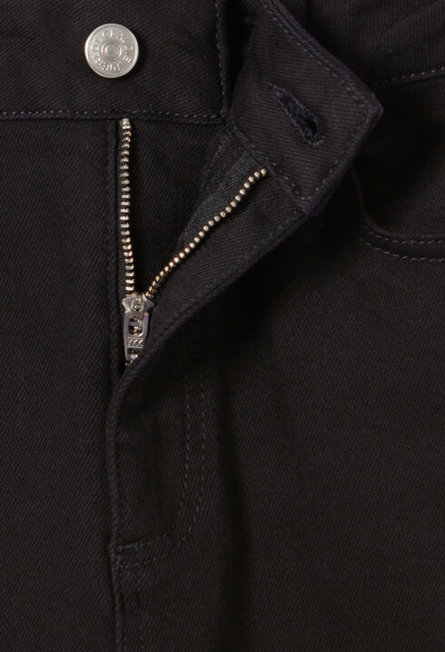 Jean slim noir taille mi-haute