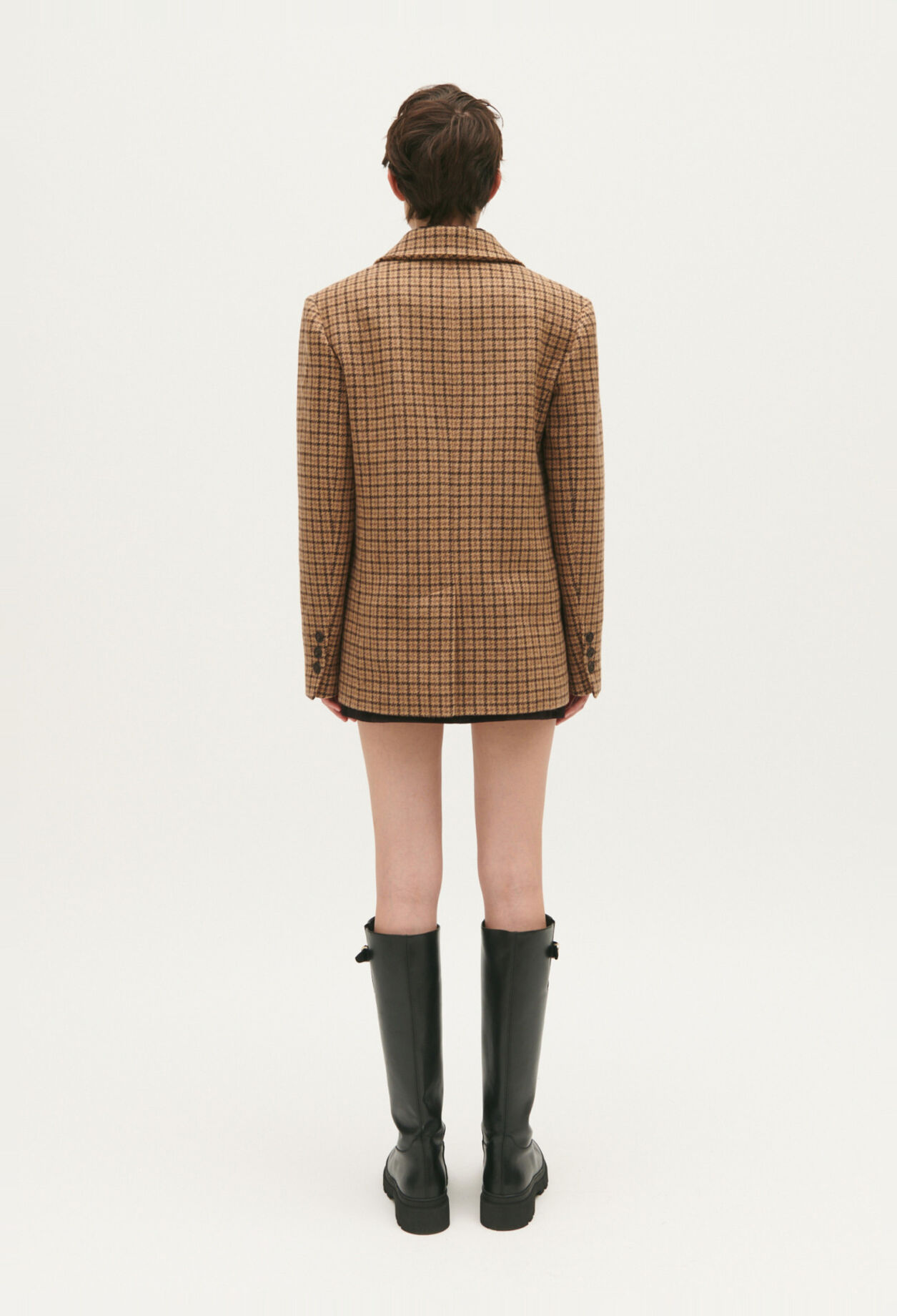 Veste velours carreaux