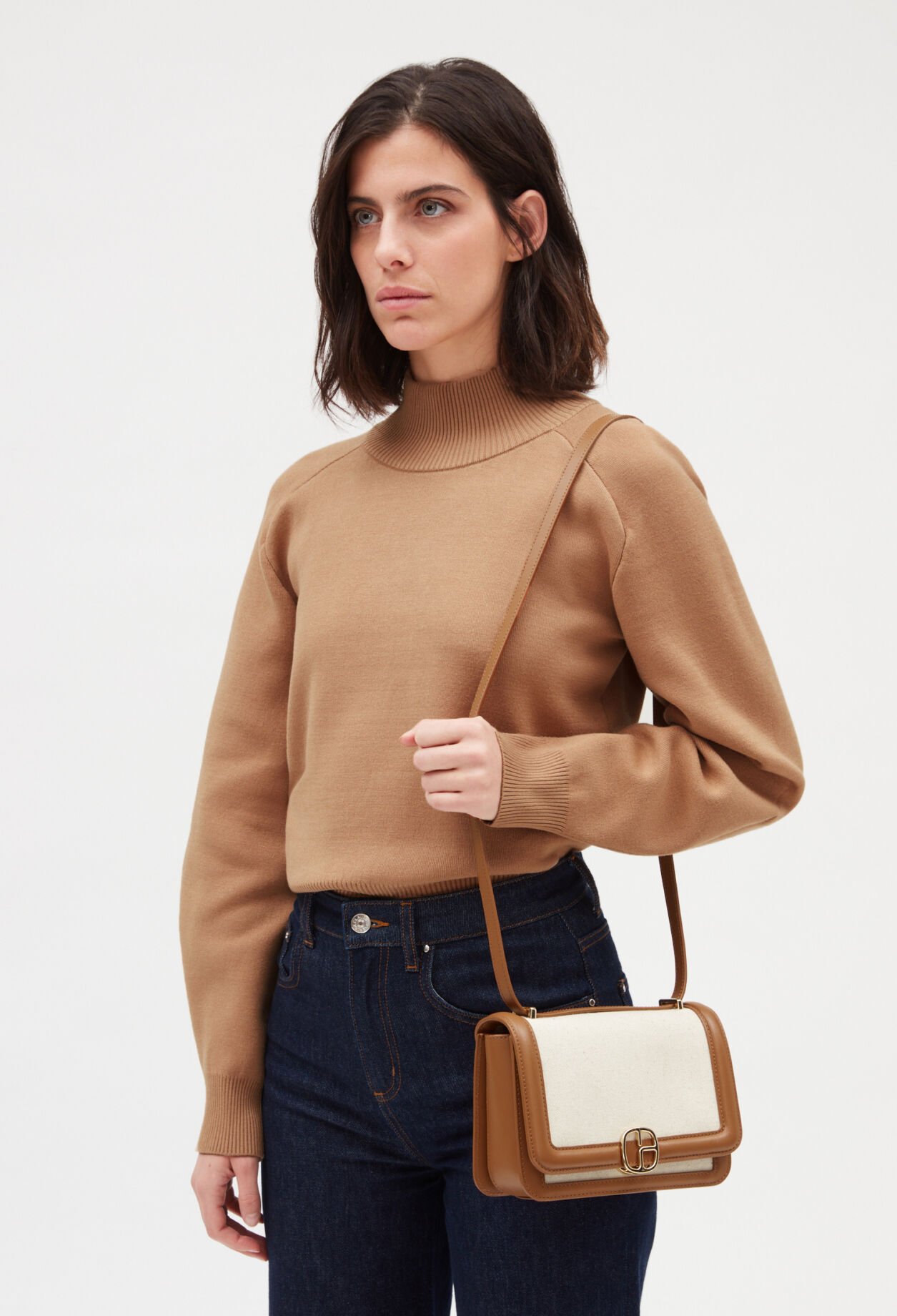 Sac Alberto toile beige