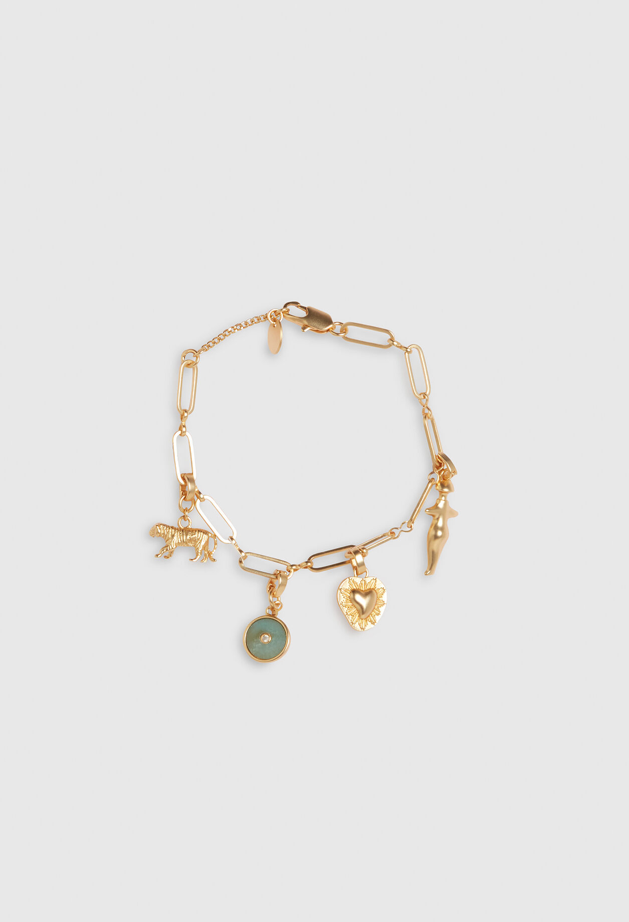 Bracelet doré à maillons