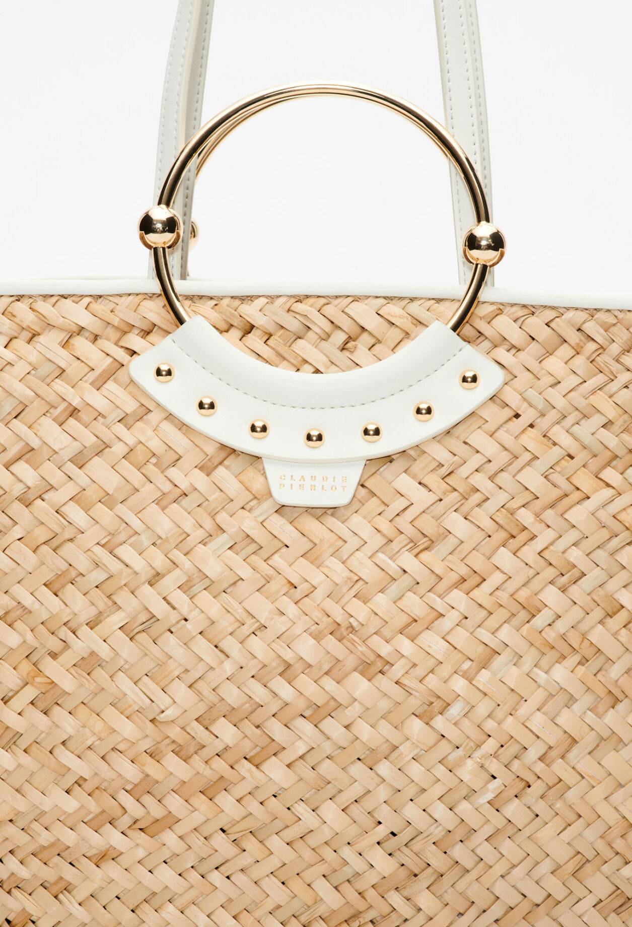 Grand panier de paille pour femme Claudie Pierlot