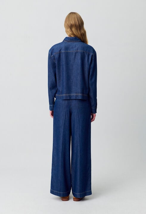Chemise denim oversize
