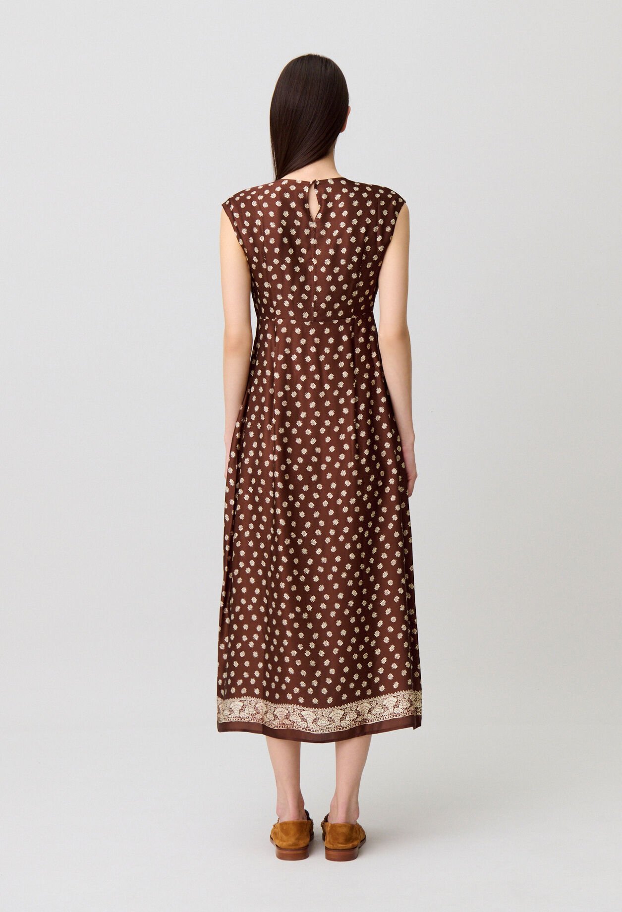 Robe longue imprim&eacute;e