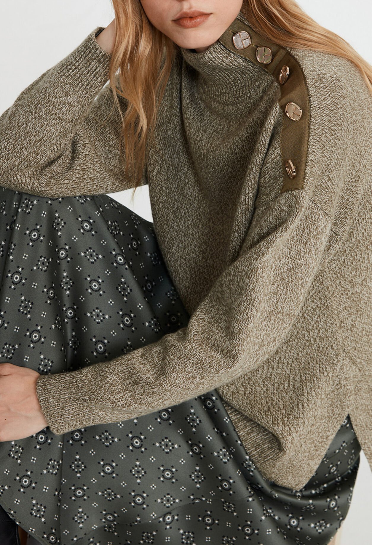 Pull oversize laine