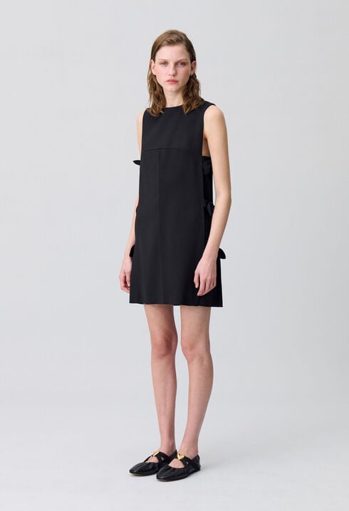 Robe courte nœuds
