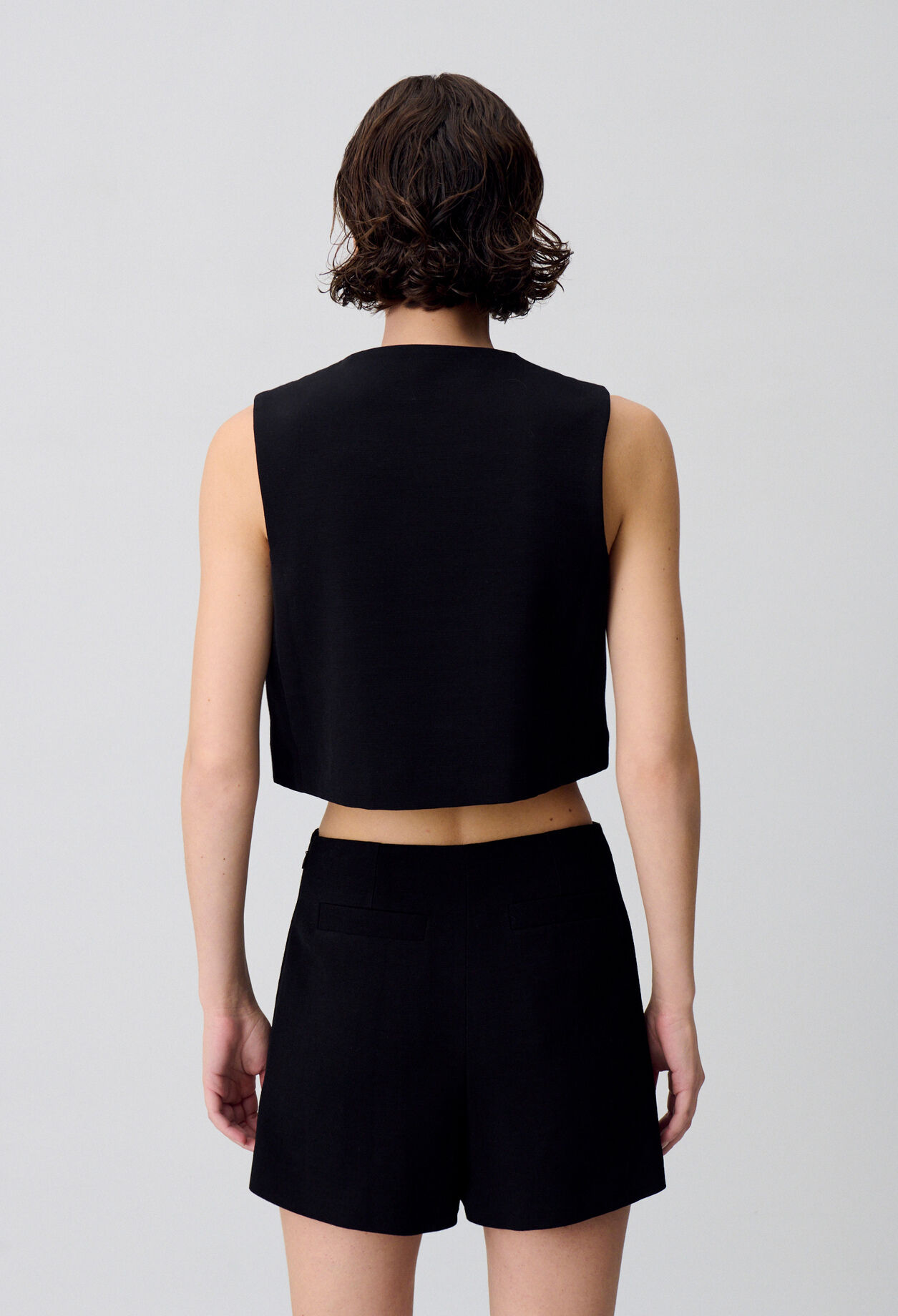 Top veston sans manches