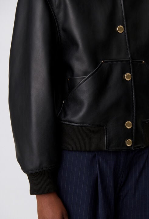 Blouson bomber cuir