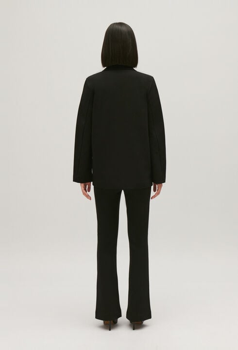 Veste tailleur oversize noir