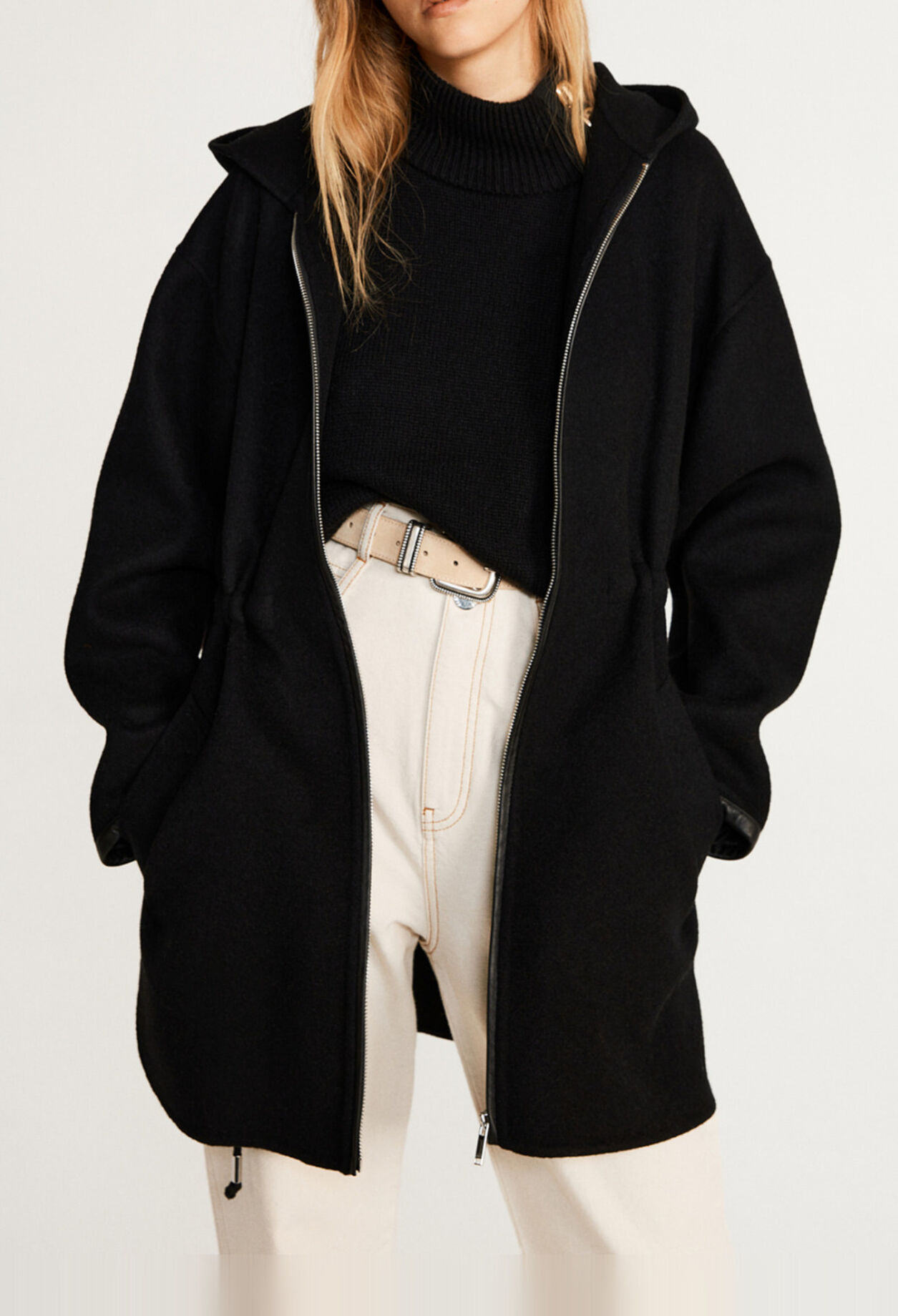 Manteau à capuche