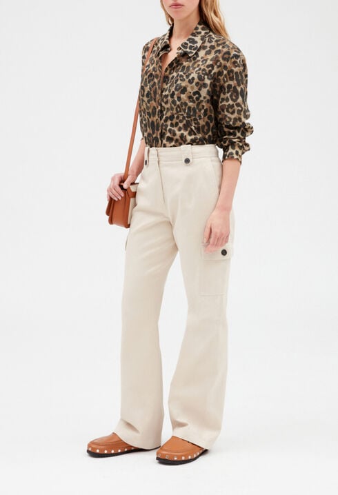 Chemise léopard