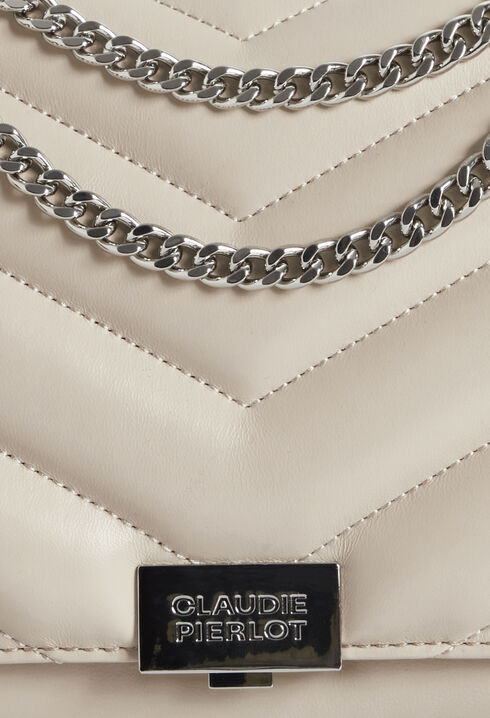 Sac Angeli chevron cuir