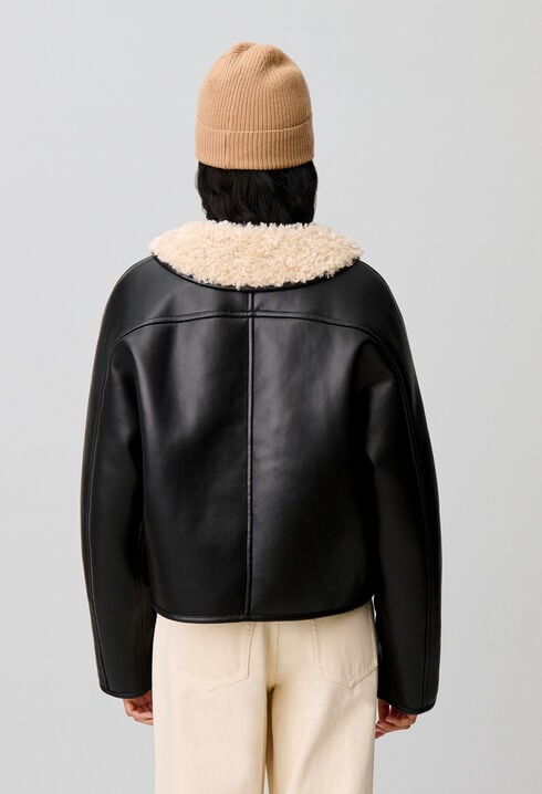 Manteau court coupe large