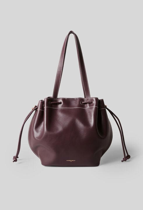Sac cabas cuir lisse