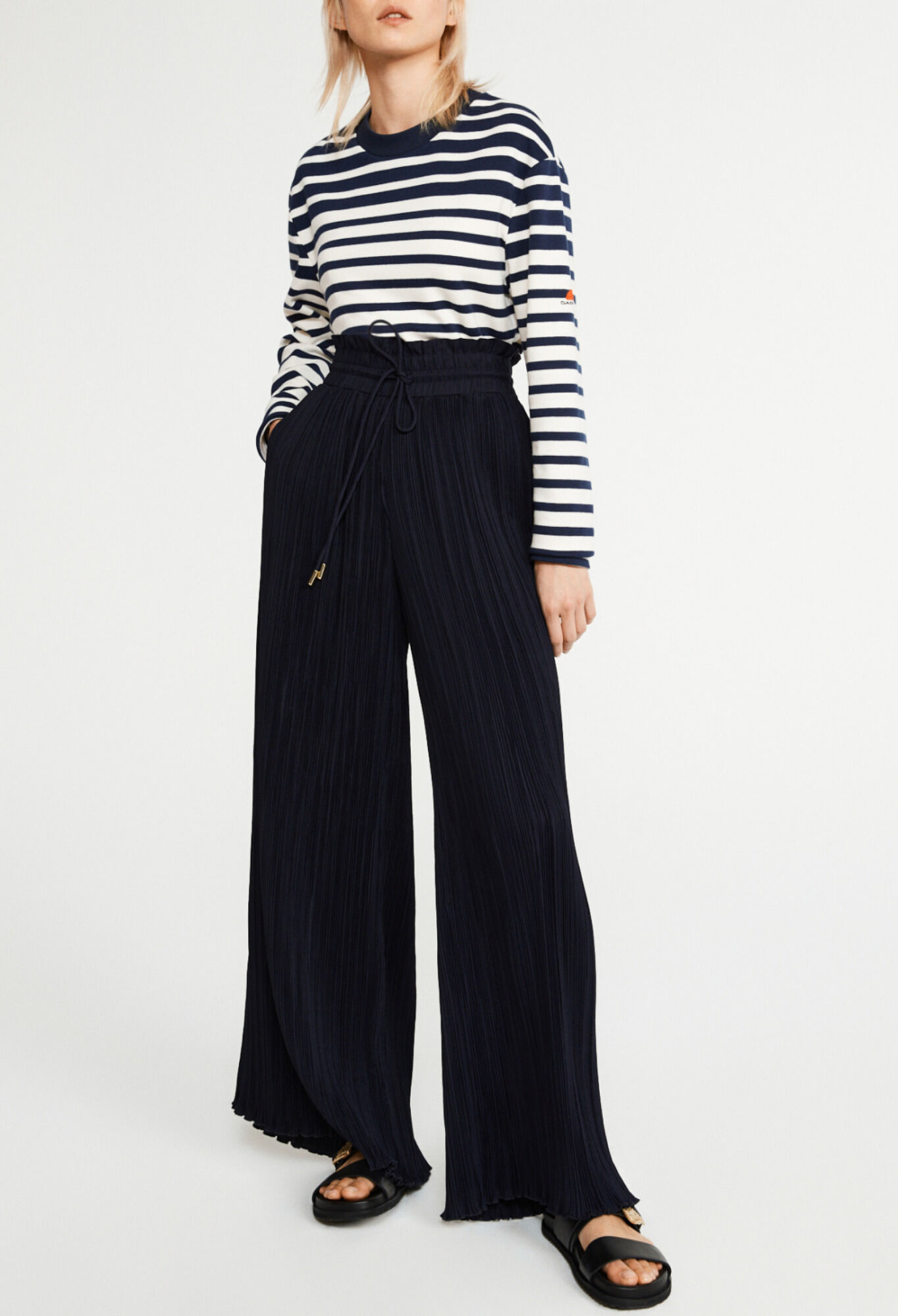 Pantalon plisse pour femme Claudie Pierlot
