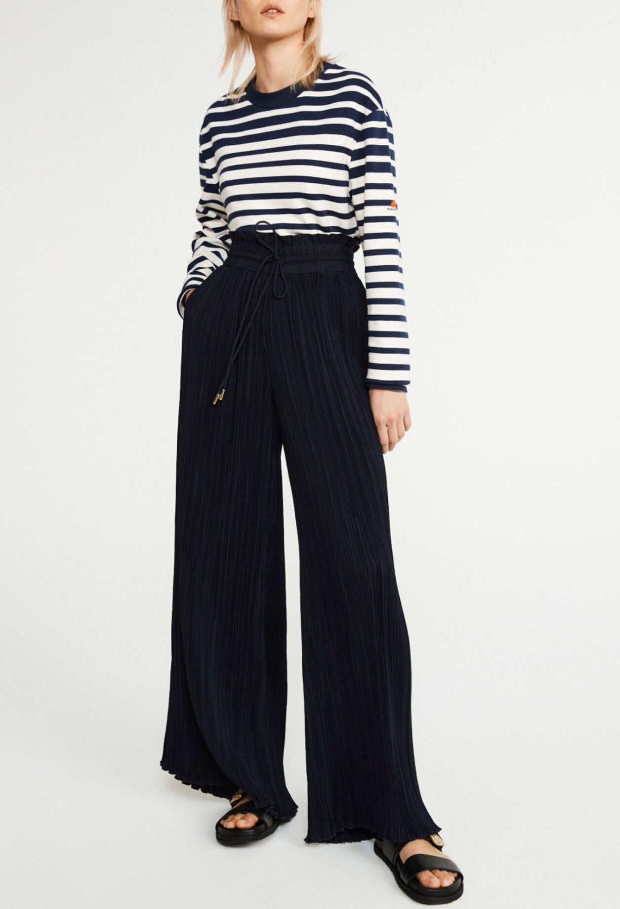 Pantalon plissé