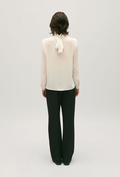 Blouse fluide écrue